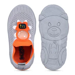 KATS Infant Kids Padded Insole Contrast Sole Mesh Musical Slip-On Sneakers image 3