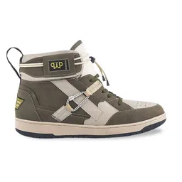 THE WHITE POLE Men Colourblocked Round Toe Memory Foam Lightweight Sneakers image 3