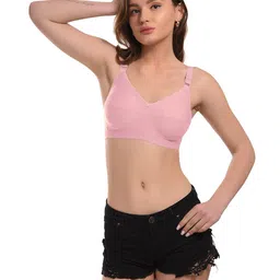 elina Full Coverage Non Padded Anti Bacterial Cotton Minimizer Bra image 2