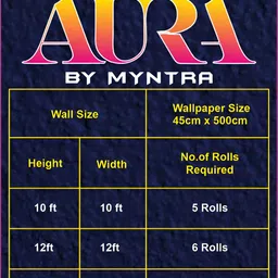 Aura White & Grey Self Adhesive 3D Printed Wall Sticker image 4