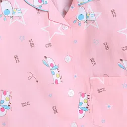 The Magic Wand Kids Printed Pure Cotton Night suit image 4