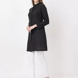 KEIKO Woven Design Boat Neck Kurti image 4