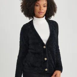 DeFacto V-Neck Cardigan image 4