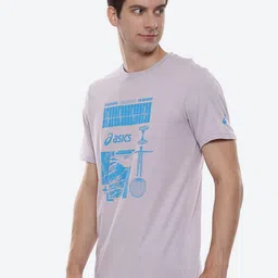 ASICS Graphic 1 SS Printed Cotton Sports T-Shirt image 4