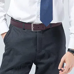 KAEZRI Men PU Formal Belt image 4