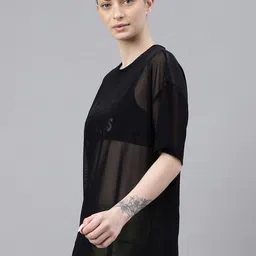 MKH Typography Printed Relaxed Fit Dri-FIT Sports T-shirt image 3