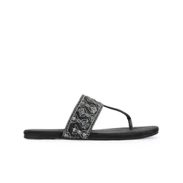 Anouk Embroidered Open Toe Flats image 5