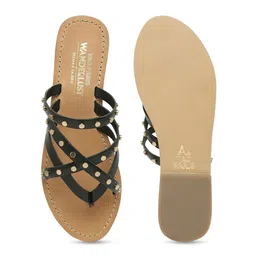 Tao Paris WANDERLUST By Seema K Sajdeh Women Embellished Open Toe Flats image 4