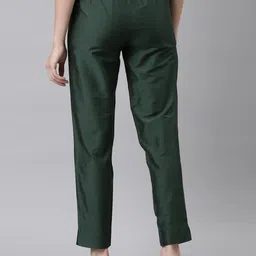 Go Colors Women Tailored Tapered Fit Trousers image 4