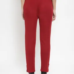 Clora Creation Women Pack of 2 Smart Easy Wash Wool Trousers image 5