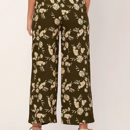 Moomaya Floral Printed Flared Palazzos image 2