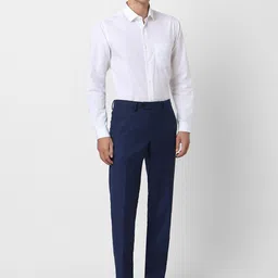 Van Heusen Men Mid Rise Slim Fit Formal Trousers image 4