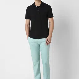 Peter England Casuals Men Slim Fit Geometric Printed Trouser image 4