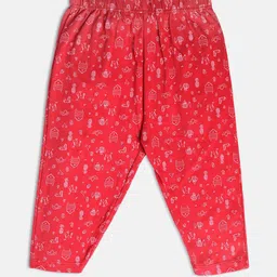 MINI KLUB Infants Girls Printed Pure Cotton Top with Trousers image 3