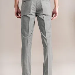 Cantabil Men Regular Fit Mid-Rise Formal Trouser image 5