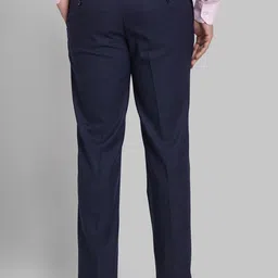 Park Avenue Men Plain Mid-Rise Formal Trousers image 5