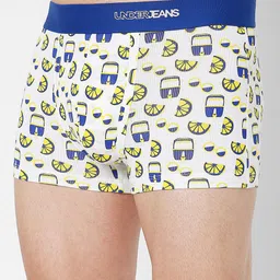 UnderJeans by Spykar Pack Of 2 Mid Rise Trunks image 2