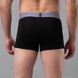 UnderJeans by Spykar Pack Of 2 Mid Rise Trunks image 3