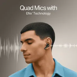 boAt Airdopes 148 Gen 2 TWS Earbuds with Environmental Noise Cancellation (IPX4 Water Resistant, Quad Mics, Active Black) image 5