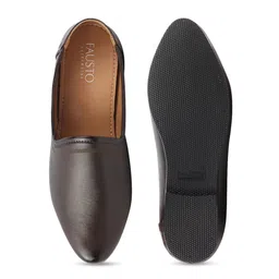 FAUSTO Men Round Toe Lightweight Loafers image 4