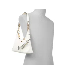 Aldo MTL72PURSE Women White Shoulder Bag with Coin Pouch (Set of 2) image 4