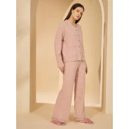 Sweet Dreams Mauve Solid Shirt and Pyjama image 4