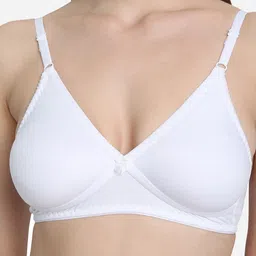 VStar White Non Padded Non-Wired Everyday Bra-SALWARKAMIZ-B image 4