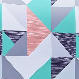 Aura Blue & Green Printed Single Seater Sofa Cover With Arms image 4