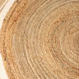 HABERE INDIA Beige Bohemian Handmade Other Carpet image 2