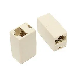 wizzo (3 Pieces) RJ45 Straight Network Cable Ethernet LAN Coupler Jointer Adapter Connector Extender Cat5, Cat6, Cat7 Female to Female RJ45 LAN Joiner image 2