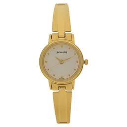 Sonata Quartz Analog White Dial Stainless Steel Strap Watch for Women-picture-28