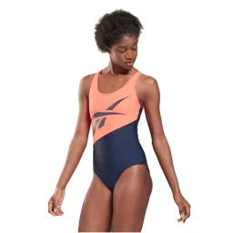 Reebok Womens Swimsuit Rita Navy Blue Training Swimwear-image-70