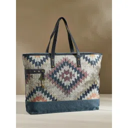 Mona B Women Multi-Color Polyester Tote Bag image 2