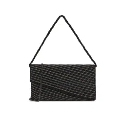 Lavie Signature Womens Black Roanoke Beads Envelop Clutch (L)-image-24
