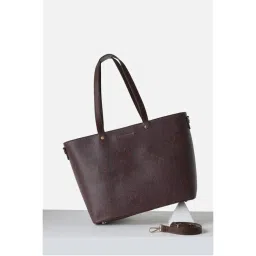 Van Heusen Womens Maroon Print Casual Tote Bag-picture-13