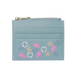 Hamster London Millionaire Mayfair Card Case with Zip Blue (S)-image-82