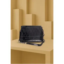 Allen Solly Women Black Casual Sling Bag with Detachable Strap-picture-32