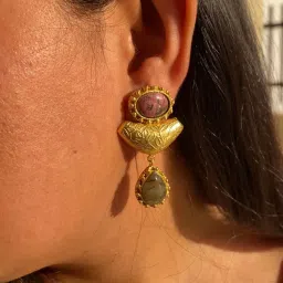 BaalaJewels Multi-Color Heavenly Pink Earrings-picture-14