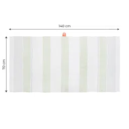 Doctor Towels Sandy Meadow Bamboo Dobby Bath Towel (M) image 3