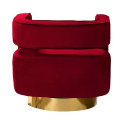 home lifestylez Alson Accent Chair in Red Colour image 4