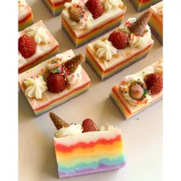 The Sass Bar Rainbow Ice-Cream Loaf Soap image 4
