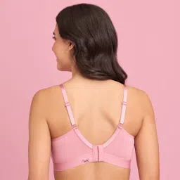 Nykd by Nykaa X-Frame Cotton Support Bra - Blush NYB191 image 4