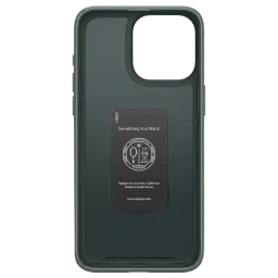 spigen Thin Fit PC and TPU Back Cover for iPhone 15 Pro Max (Air Cushion Technology, Abyss Green) image 5