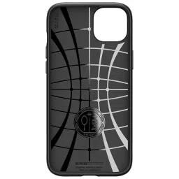spigen Liquid Air Soft TPU Back Cover for iPhone 15 (Air Cushion Technology, Matte Black) image 5
