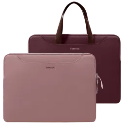 tomtoc A21F2P1 Nylon Laptop Sleeve for 16 Inch Laptop (Water Resistant, Raspberry)-picture-14