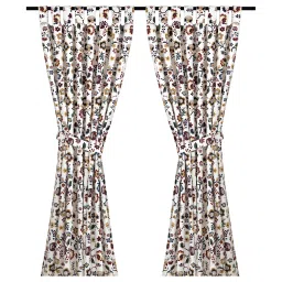 ikea brunört Curtains with tie-backs, 1 pair, multicolour/with tab top, 145x150 cm-picture-22