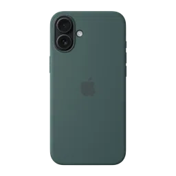 Apple Soft Silicone Back Cover Apple iPhone 16 Plus (MagSafe Charging Support, Lake Green) image 5