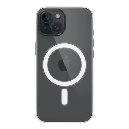 Apple Polycarbonate Back Cover for Apple iPhone 15 (MagSafe Charging Support, Clear) image 5