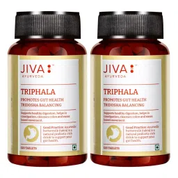 Jiva Ayurveda Triphala Tablet - An Ayurvedic Formulation,Detoxifier,Immunity Booster,Blood Purifier,Constipation And Digestive Disorders - 120 Tablet Pack of 2-image-5