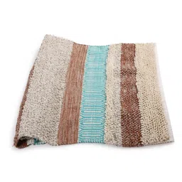Revive Home Multicoloured Striped Handmade Cotton Carpet image 3